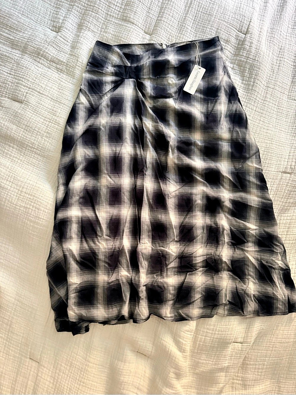 Favorite Daughter plaid checkered skirt size 4 NWT